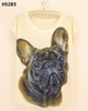 Cool Bulldog Printed Pattern Women Shirt