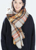 Winter Acrylic Cashmere Tartan Plaid Scarf