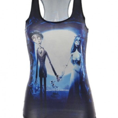 Slim Fitness Corpse Bride Women Shirt