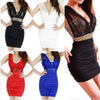 V-Neck Sequined Women Dress