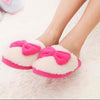 Lovely Bowknot Velvet Women Slipper