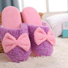 Lovely Bowknot Velvet Women Slipper