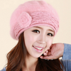 Korean Fashion Rabbit Fur Winter Hat