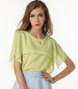 Chiffon Round Neck Loose Shirt