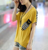 Fashion Striped Korean Tee Shirt