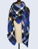 Winter Acrylic Cashmere Tartan Plaid Scarf