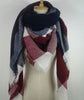 Winter Acrylic Cashmere Tartan Plaid Scarf